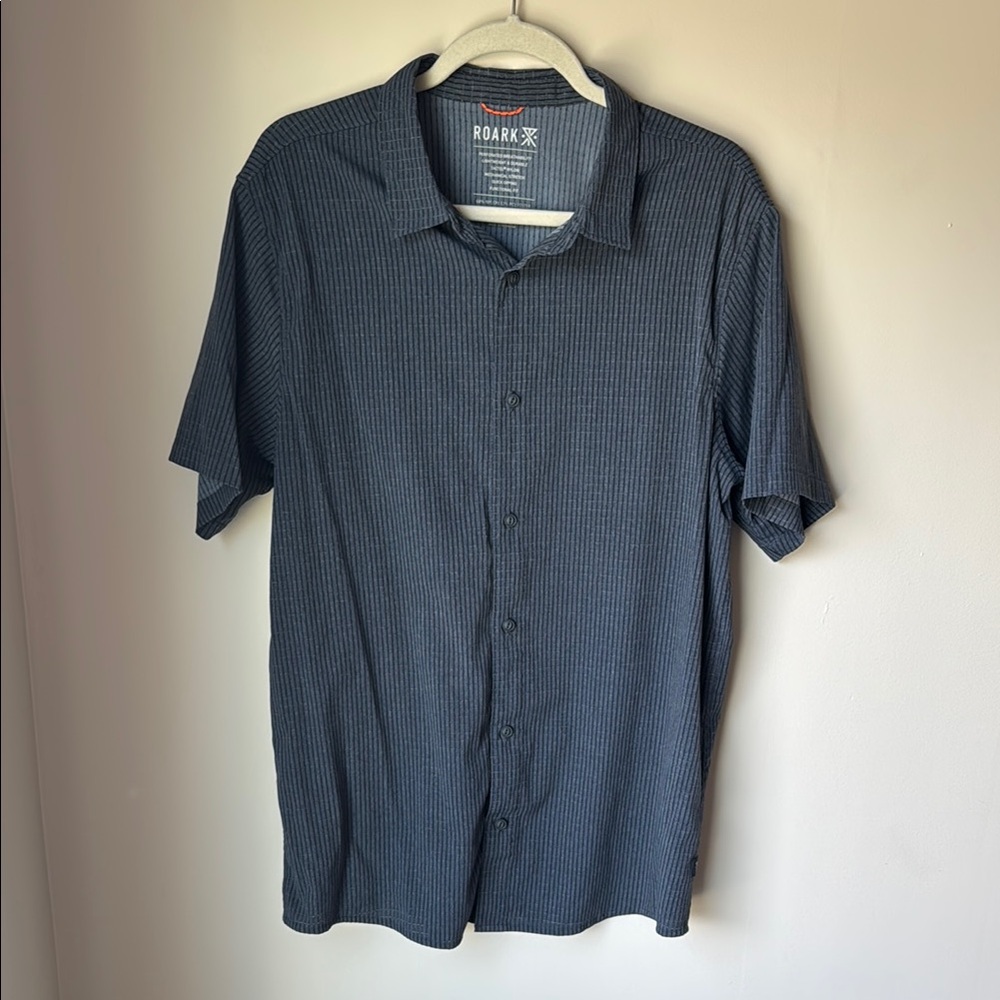 Roark Bless Up Breathable Short Sleeve Button up